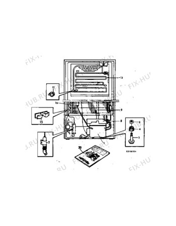 Взрыв-схема холодильника Unknown AFK8360 - Схема узла C10 Cold, users manual